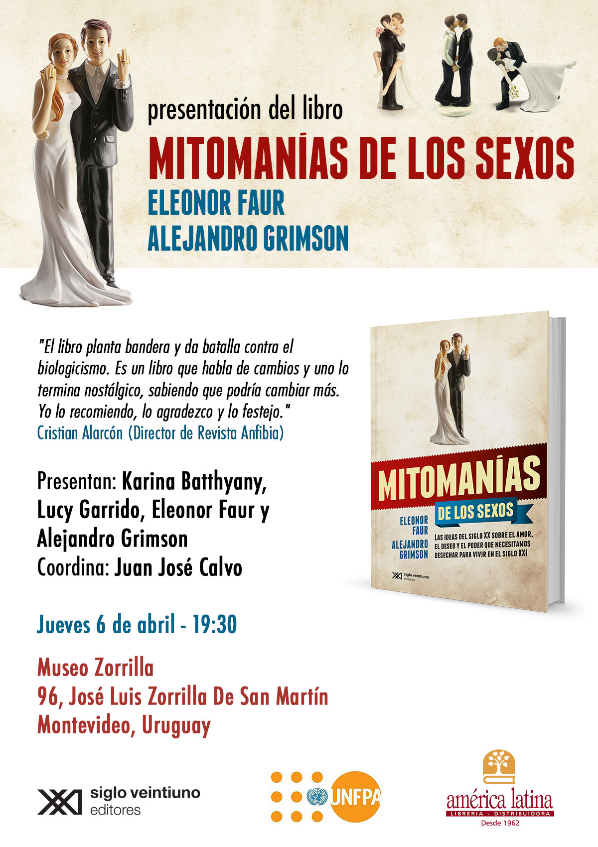 Inbvitación a la presentación del libro