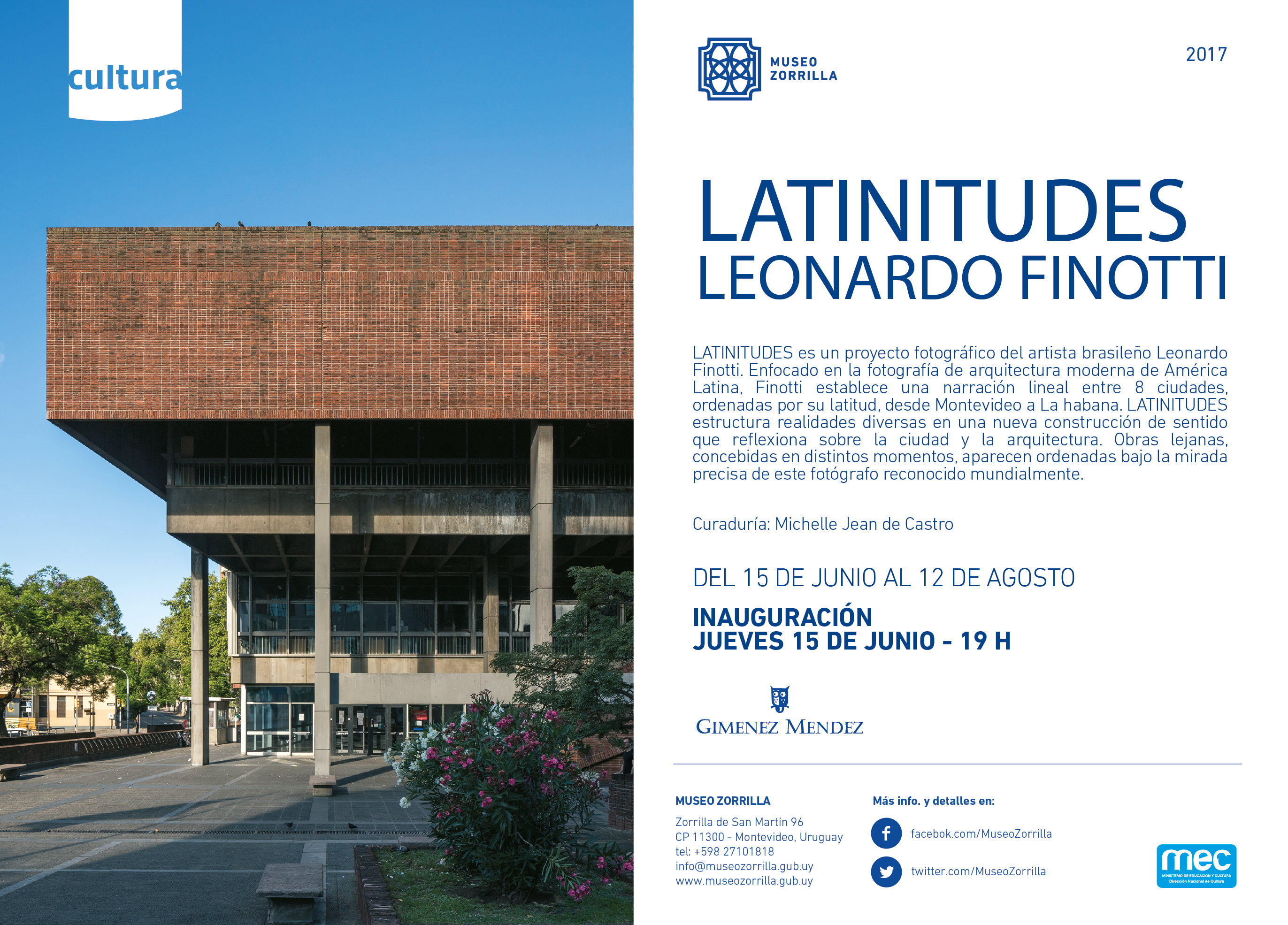 Invitación exposición Latinitudes